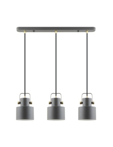 Zuma Line Draco Lampa Wisząca A8062-3A czarny mat