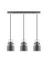 Zuma Line Draco Lampa Wisząca A8062-3A czarny mat