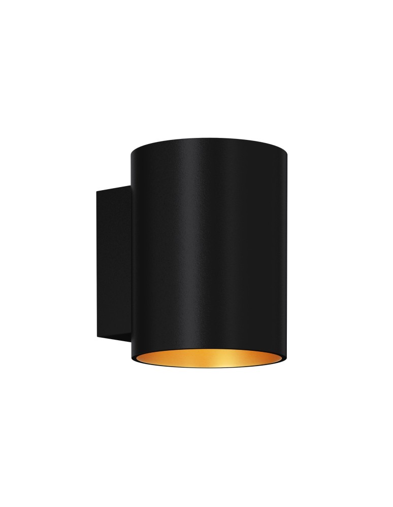 Kinkiety tuby - Zuma Line Sola WL Round  Kinkiet Czarno-Złoty/Black-Gold 91061-N - produkt kolory-swiatla.pl 1