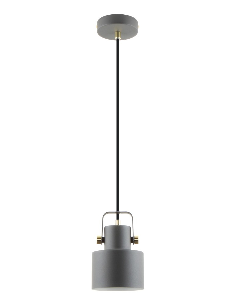 Lampy wiszące industrialne - Zuma Line Draco Lampa Wisząca A8062-1 czarny mat - produkt kolory-swiatla.pl 1