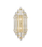 Kinkiety glamour - Zuma Line Alexandria Kinkiet W0556-02A-V7V7 złoty - product 1