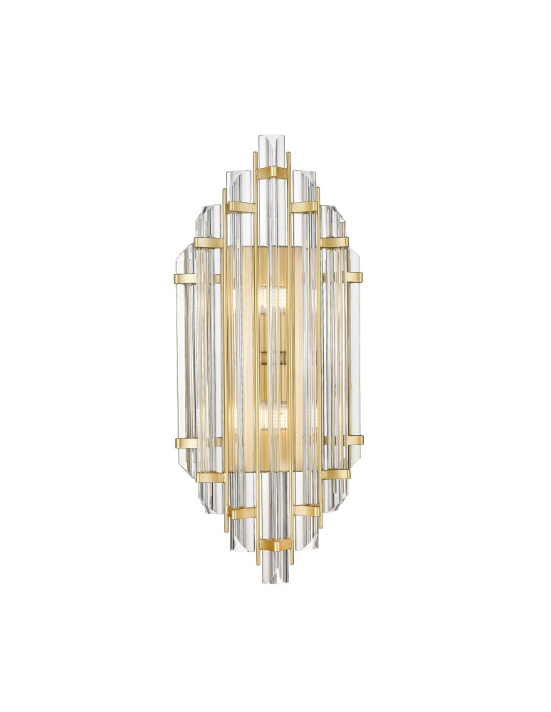 Kinkiety glamour - Zuma Line Alexandria Kinkiet W0556-02A-V7V7 złoty - produkt kolory-swiatla.pl 1