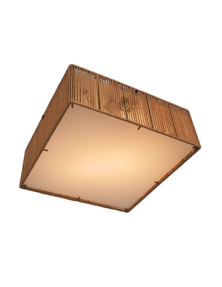 Lampy sufitowe boho - Zuma Line Nomad Lampa Sufitowa CL22009B-D40 biały - produkt kolory-swiatla.pl 1