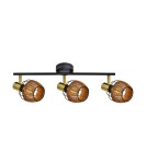 Lampy sufitowe reflektory - Zuma Line Copa Lampa Sufitowa R5022003-3TU czarny - product 1