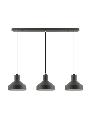 Zuma Line Sigma Lampa Wisząca A8016S-3A czarny mat