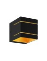 Zuma Line Transfer WL 2 Kinkiet Czarno-Złoty/Black-Gold 91067-N