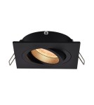 Lampy podtynkowe kwadratowe - Zuma Line Rondoo Spot ARGU10-041-N czarny - product 1