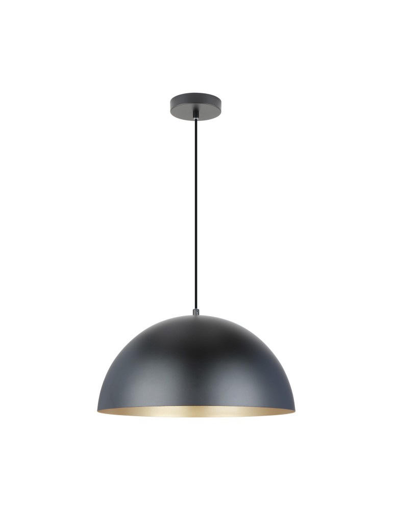 Lampy wiszące okrągłe - Zuma Line Vela Lampa Wisząca A8001XL-BK czarny mat - produkt kolory-swiatla.pl 1