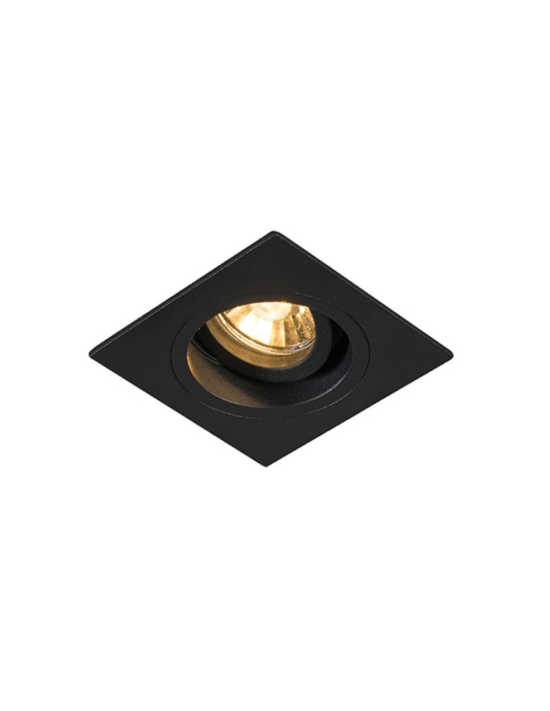 Lampy podtynkowe kwadratowe - Zuma Line Chuck Spot 92704-N czarny - produkt kolory-swiatla.pl 1