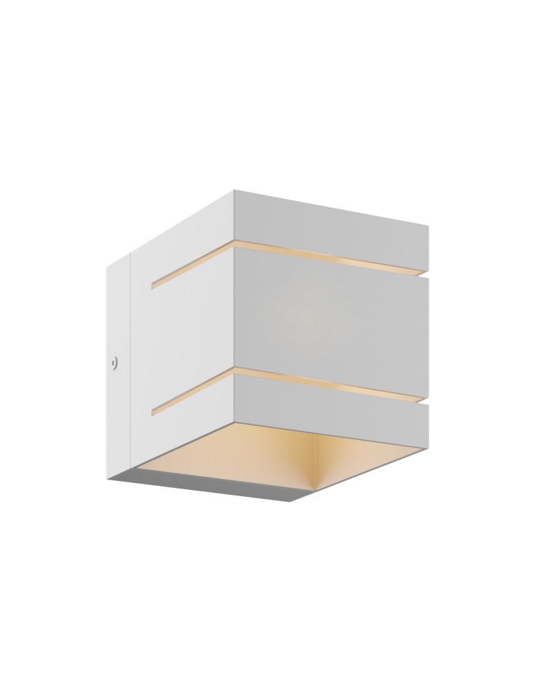 Kinkiety kwadratowe - Zuma Line Transfer WL 2 Kinkiet Biały/White 91066-N - produkt kolory-swiatla.pl 1