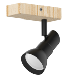 Kinkiety regulowane - Zuma Line Triest Kinkiet JP01A-SP01-BWD.344 czarny mat - product 1