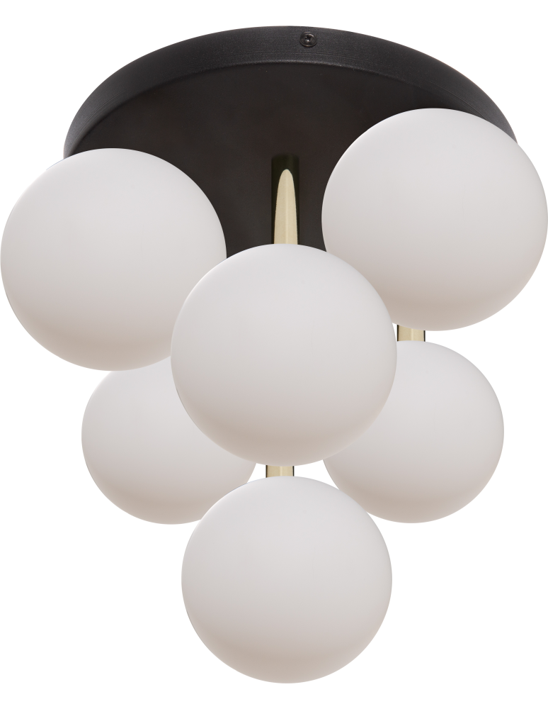 Lampy sufitowe kule - Zuma Line Ali Lampa Sufitowa 5646 czarny - produkt kolory-swiatla.pl 1