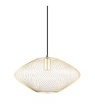 Lampy wiszące pojedyncze - Zuma Line Orion Lampa Wisząca A8032 złoty - product 1