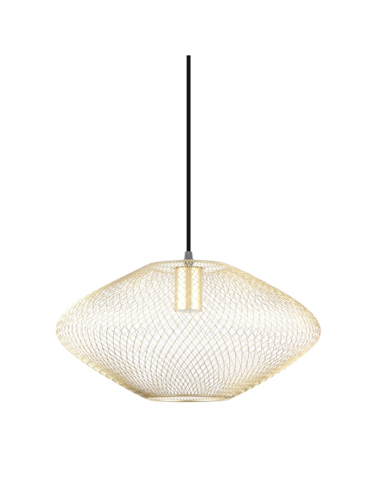 Lampy wiszące pojedyncze - Zuma Line Orion Lampa Wisząca A8032 złoty - produkt kolory-swiatla.pl 1