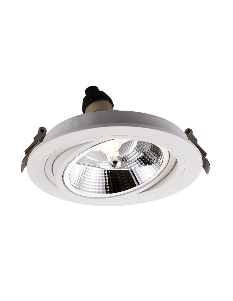 Lampy podtynkowe okrągłe - Zuma Line Chuck Spot ARGU10-054-N biały - produkt kolory-swiatla.pl 1