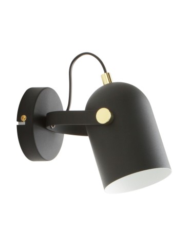 Zuma Line Aries Kinkiet A6005-1 czarny mat