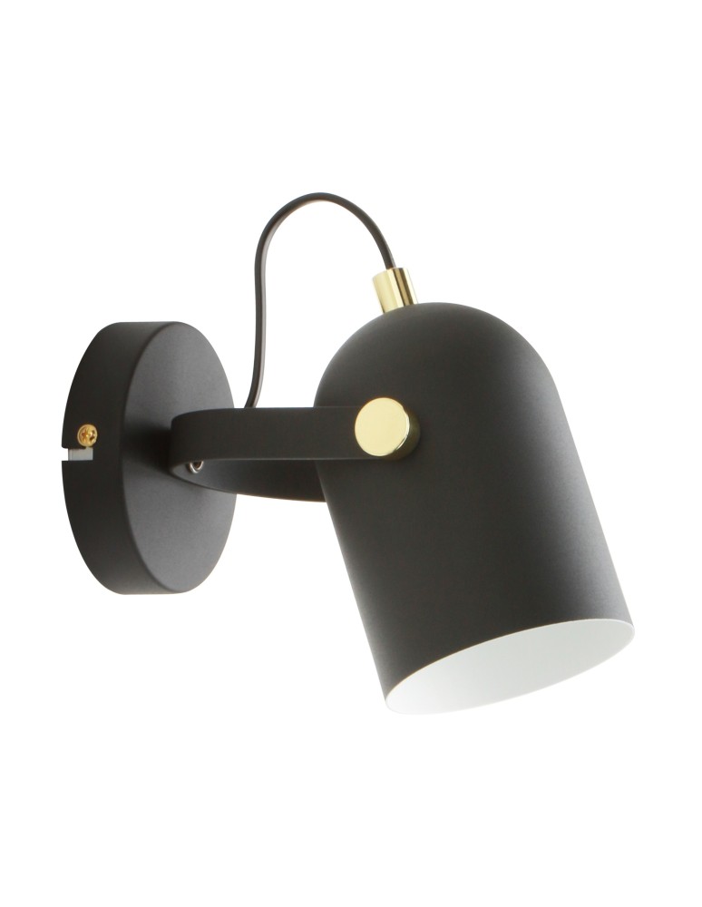 Kinkiety regulowane - Zuma Line Aries Kinkiet A6005-1 czarny mat - produkt kolory-swiatla.pl 1