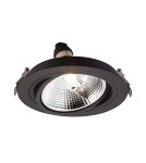 Lampy podtynkowe okrągłe - Zuma Line Chuck Spot ARGU10-055-N czarny - product 1