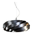 Lampy wiszące nowoczesne - Zuma Line Lampa wisząca VENTO 60 cm antracyt - product 1