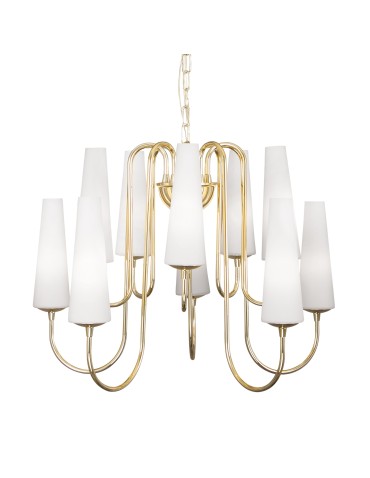 Zuma Line Lampa wisząca MAGNUM 10 złoty/gold