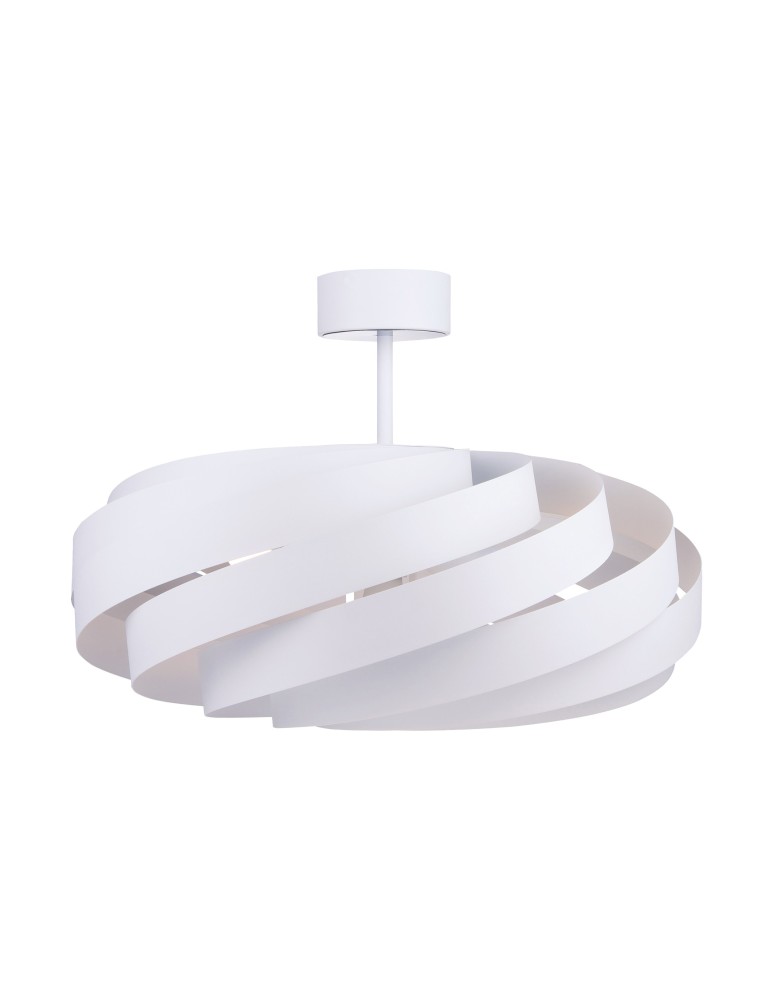 Lampy sufitowe nowoczesne - Zuma Line Lampa sufitowa VENTO 60 cm biała/white - produkt kolory-swiatla.pl 1