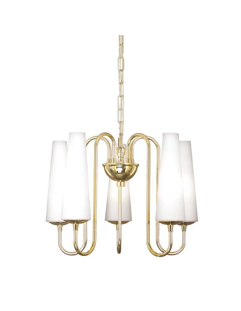 Zuma Line Lampa wisząca MAGNUM 5 złoty/gold