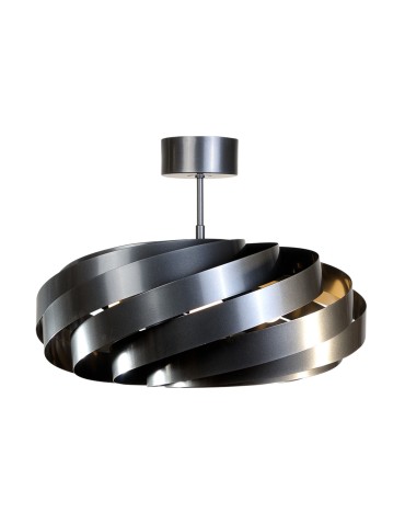 Zuma Line Lampa sufitowa VENTO 60 cm antracyt