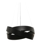 Lampy wiszące czarne - Zuma Line Lampa wisząca TORNADO 50 cm czarna/black 1118 - produkt 2