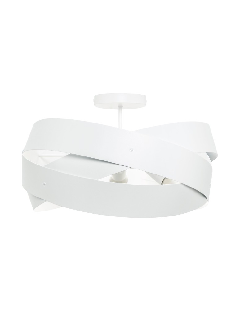 Lampy sufitowe białe - Zuma Line Lampa sufitowa TORNADO 50 cm biała/white - produkt kolory-swiatla.pl 1