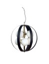 Zuma Line Lampa wisząca NELA 50 cm czarno-złota /black-gold