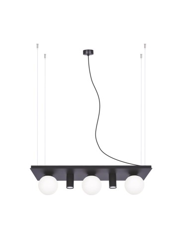 Zuma Line PLANT SHELF lampa wisząca czarna/black