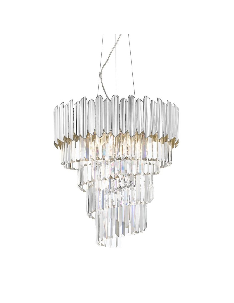 Lampy wiszące glamour - Zuma Line Gladius lampa Wisząca P0535-06C-F4AC chrom - produkt kolory-swiatla.pl 1