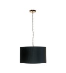 Lampy wiszące z abażurem - Zuma Line Wisząca Inga P06-Gd-Bk P06-GD-BK czarny - product 1