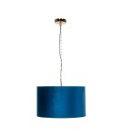 Lampy wiszące z abażurem - Zuma Line Wisząca Inga P06-Gd-Bl P06-GD-BL niebieski - product 1