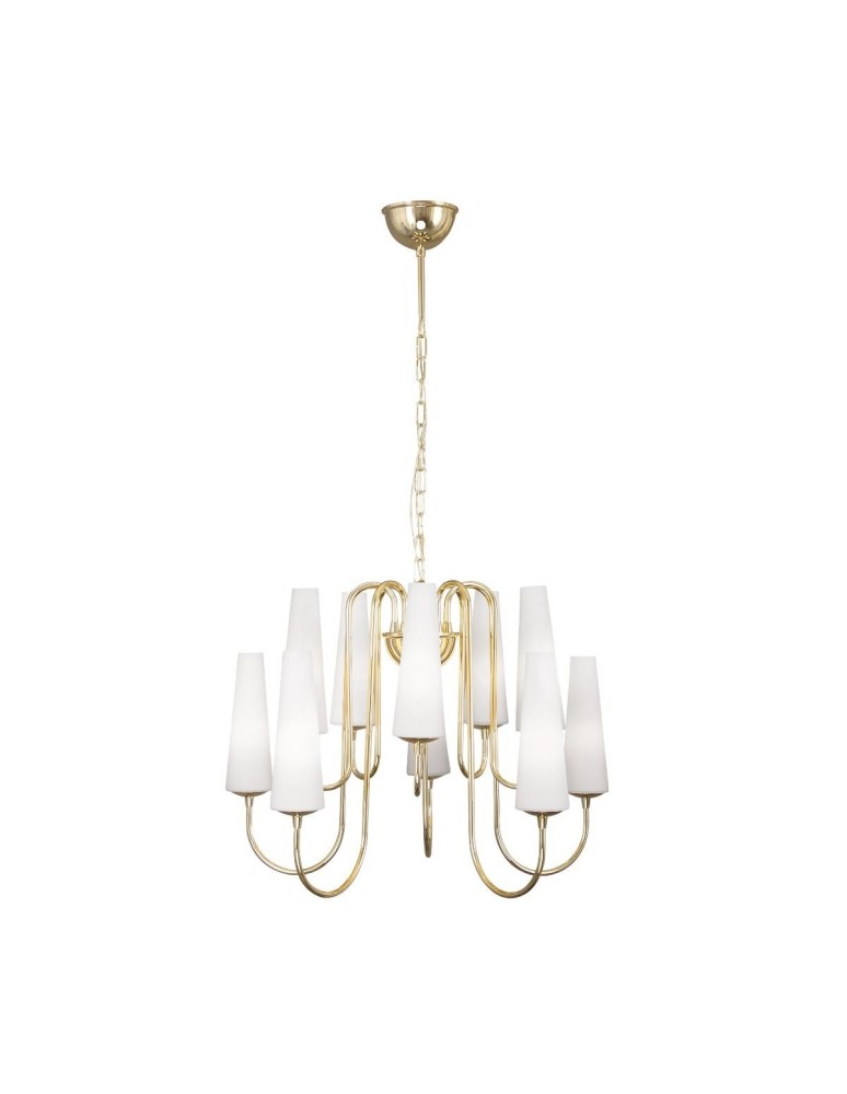 Zuma Line Lampa wisząca MAGNUM 10 złoty/gold