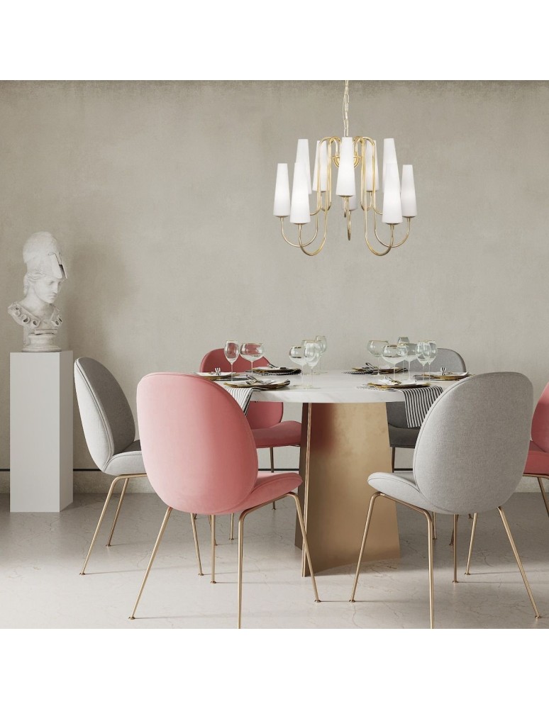 Zuma Line Lampa wisząca MAGNUM 10 złoty/gold