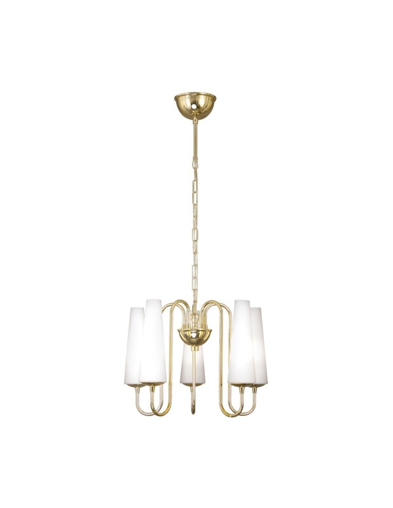 Zuma Line Lampa wisząca MAGNUM 5 złoty/gold