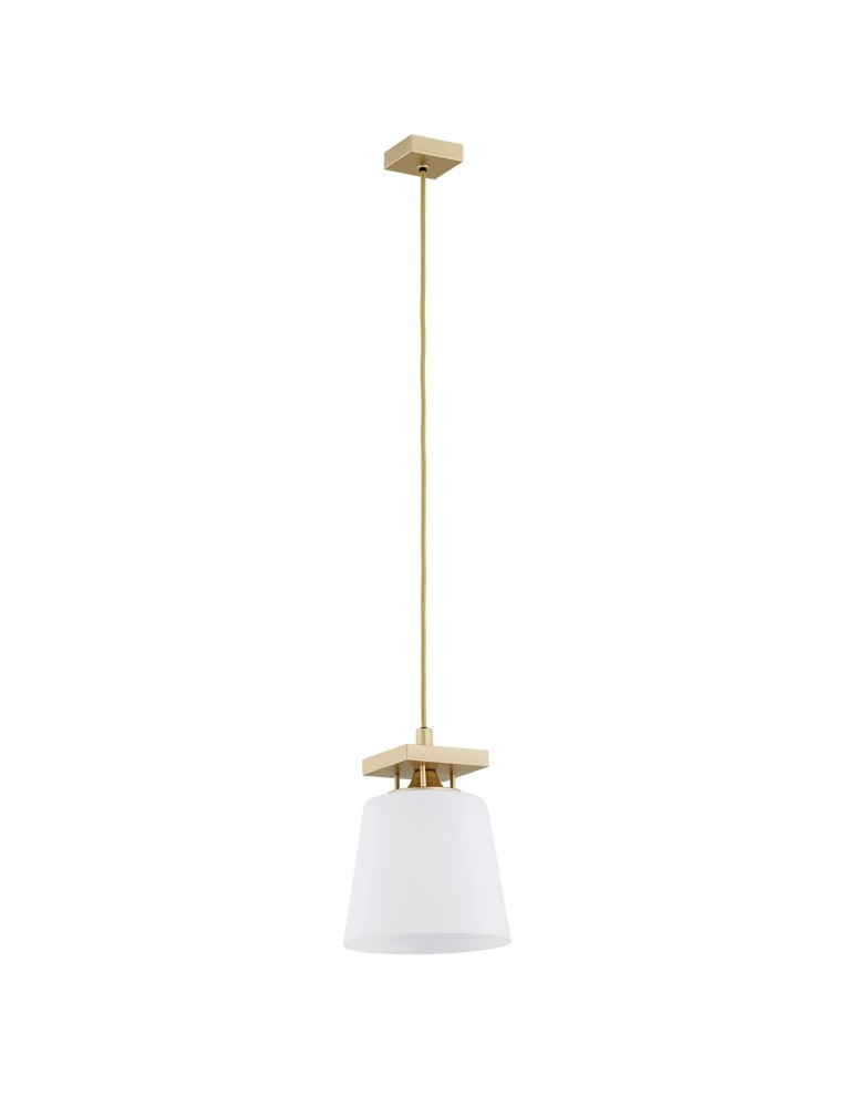 Argon ARDEN lampa wisząca 1 pł. 1x15W (max) opal mat złoty 8261