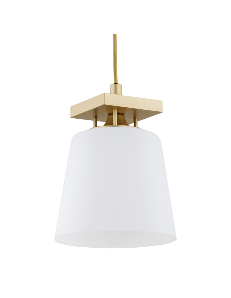 Argon ARDEN lampa wisząca 1 pł. 1x15W (max) opal mat złoty 8261