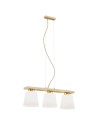 Argon ARDEN lampa wisząca 3 pł. 3x15W (max) opal mat złoty 6250