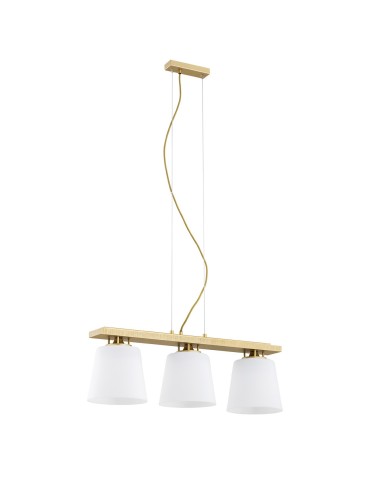 Argon ARDEN lampa wisząca 3 pł. 3x15W (max) opal mat złoty 6250 - produkt 2