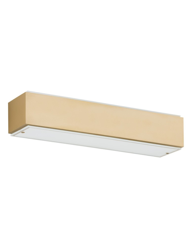 Kinkiety złote - Argon CARLSON kinkiet 2 pł. 2x15W (max) opal mat złoty 7166 - produkt kolory-swiatla.pl 2