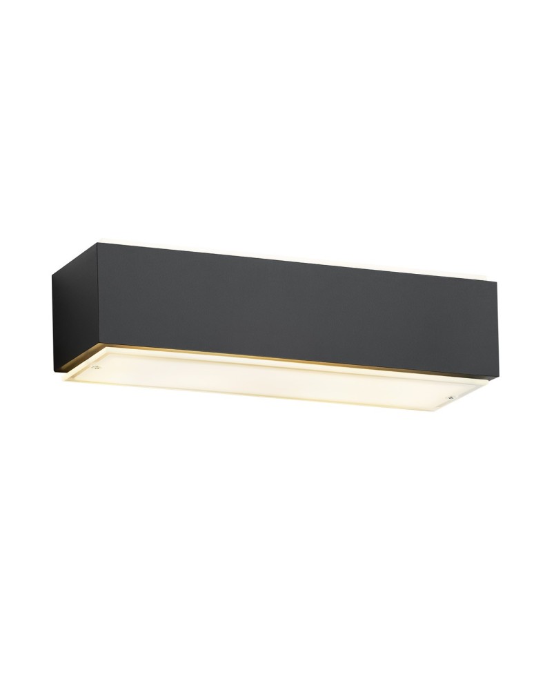 Kinkiety nowoczesne - Argon CARLSON kinkiet 1 pł. 1x15W (max) opal mat czarny 8366 - produkt kolory-swiatla.pl 1