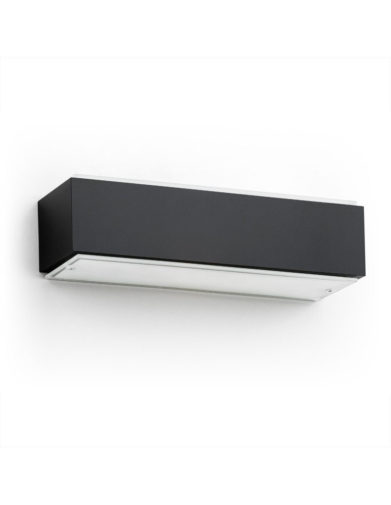 Kinkiety nowoczesne - Argon CARLSON kinkiet 1 pł. 1x15W (max) opal mat czarny 8366 - product kolory-swiatla.pl 2