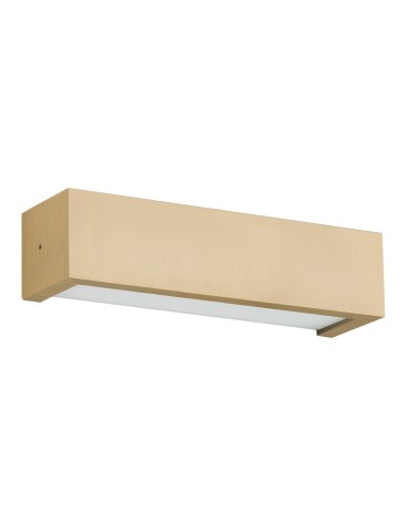 Argon CASERTA kinkiet 1 pł., prążek pionowy 1x15W (max) opal mat złoty 8251 - produkt 2