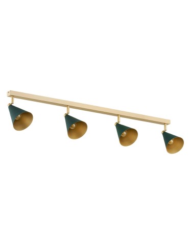 Argon LUCINDA plafon 4 pł. 4x7W (max) zielony złoty 1806 - produkt 2