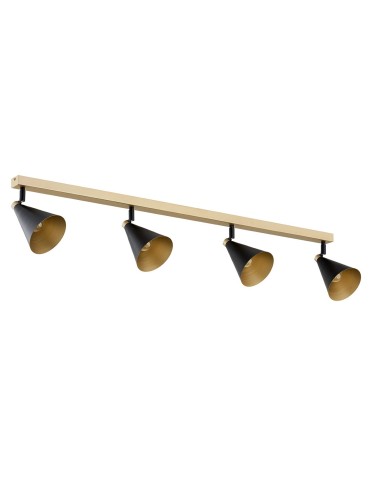 Argon LUCINDA plafon 4 pł. 4x7W (max) czarny złoty 1805 - product 2
