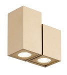 Lampy sufitowe regulowane - spoty - Argon MORTIMER plafon 2 pł., kubiki 2x5W (max) złoty 7175 - product 1