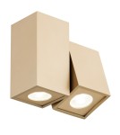 Lampy sufitowe regulowane - spoty - Argon MORTIMER plafon 2 pł., kubiki 2x5W (max) złoty 7175 - product 2