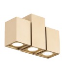 Lampy sufitowe regulowane - spoty - Argon MORTIMER plafon 3 pł., kubiki 3x5W (max) złoty 6269 - produkt 1